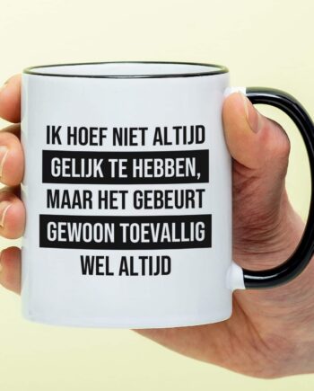 Mok Ik hoef niet altijd gelijk te hebben