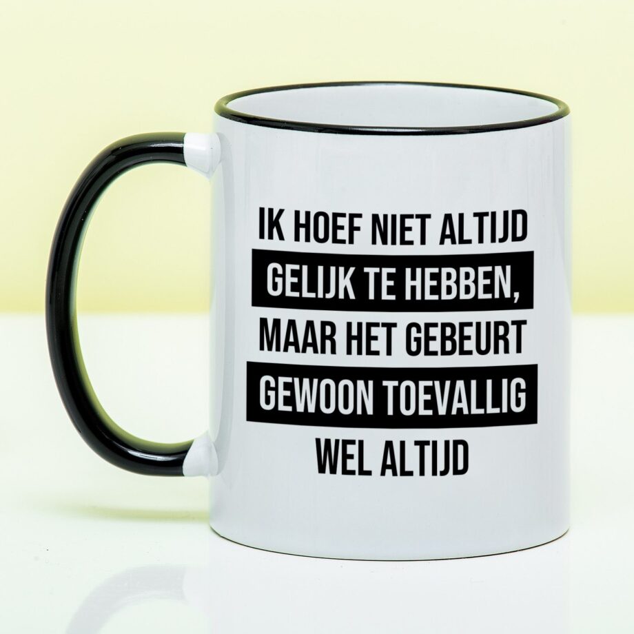 Mok Ik hoef niet altijd gelijk te hebben