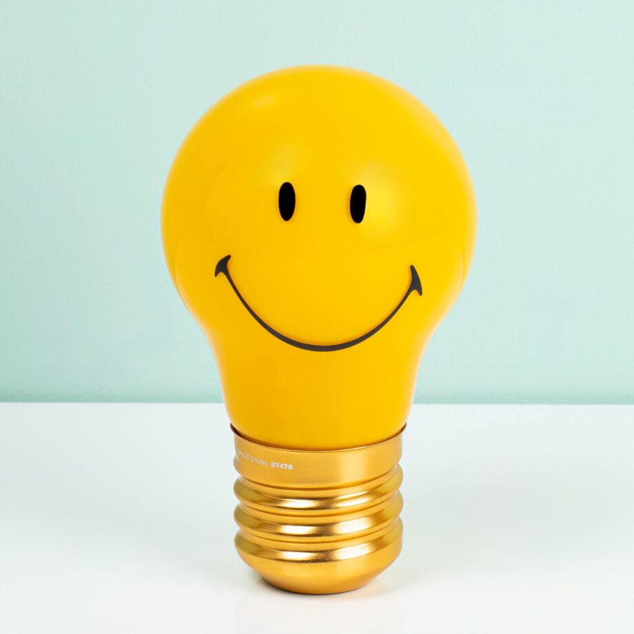 Oplaadbare smiley lamp