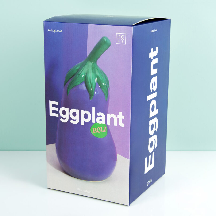 Aubergine kookgereihouder