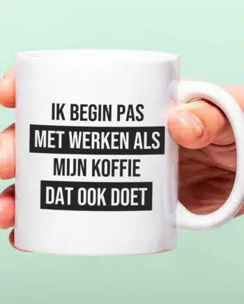 Mok Ik begin pas met werken