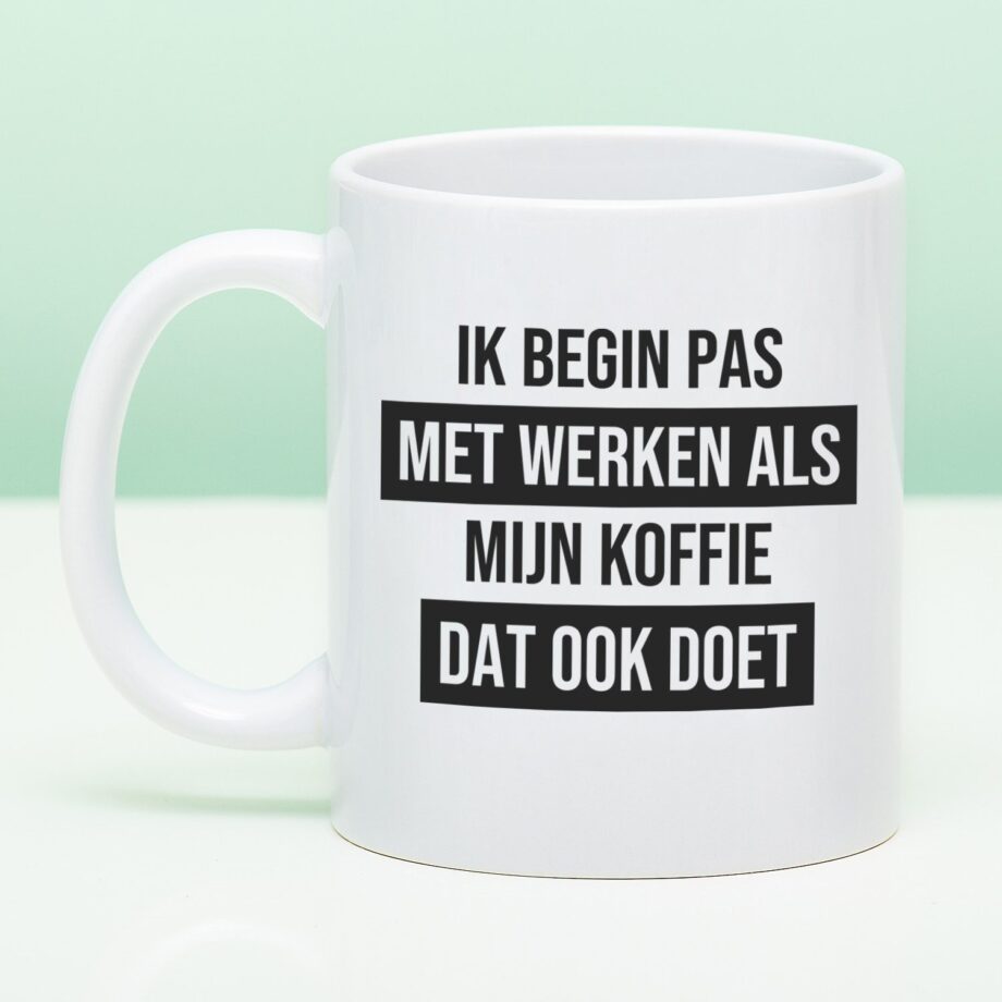 Mok Ik begin pas met werken