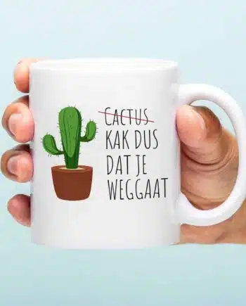 Mok Cactus dat je weggaat