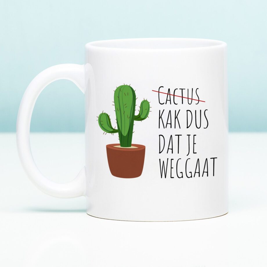 Mok Cactus dat je weggaat