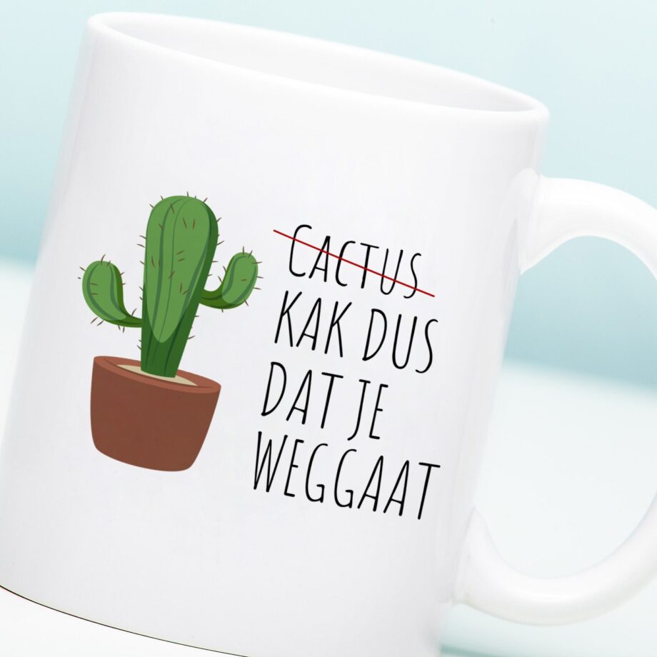 Mok Cactus dat je weggaat