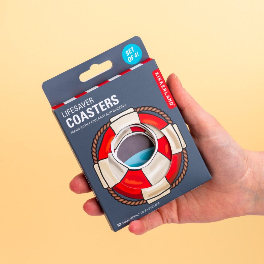Reddingsboei onderzetters (set van 4)