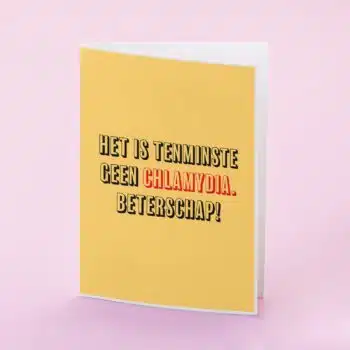 Wenskaart Het is tenminste geen chlamydia