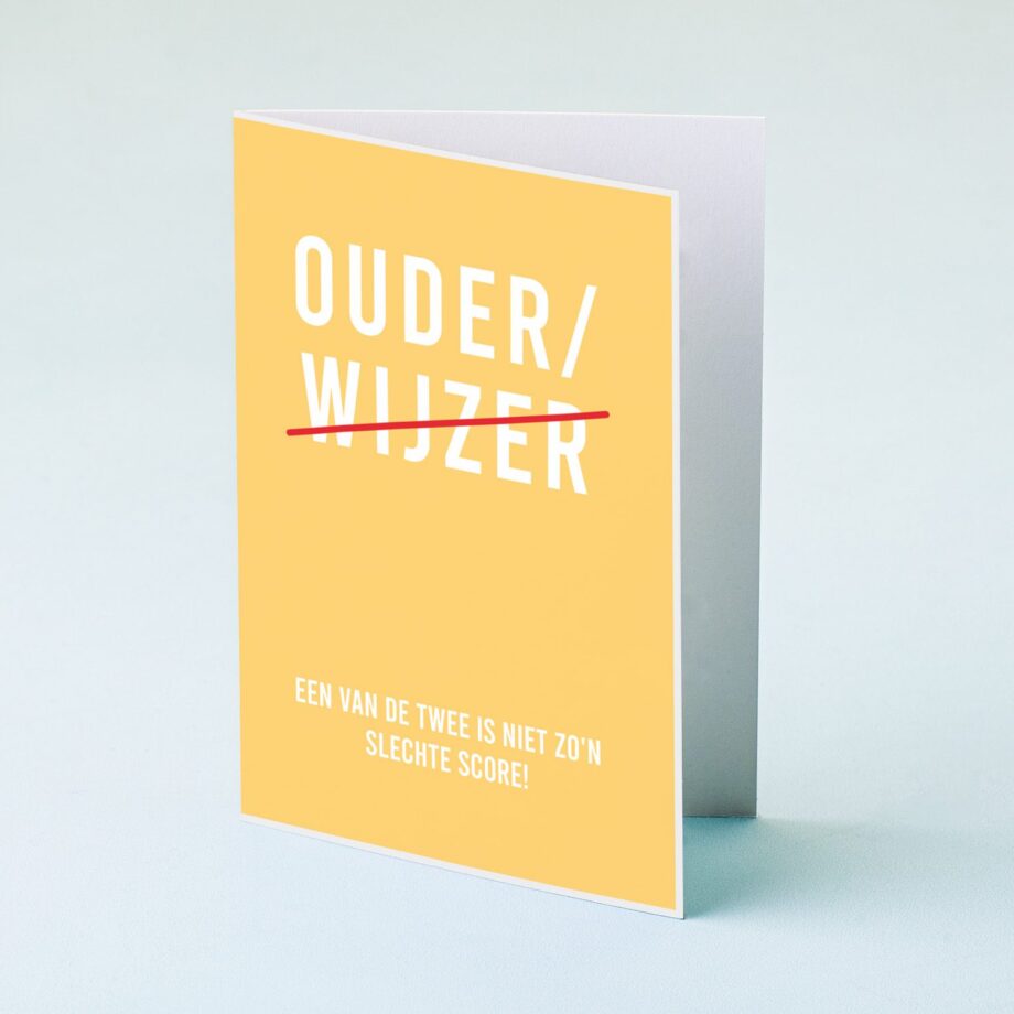 Wenskaart Ouder/wijzer
