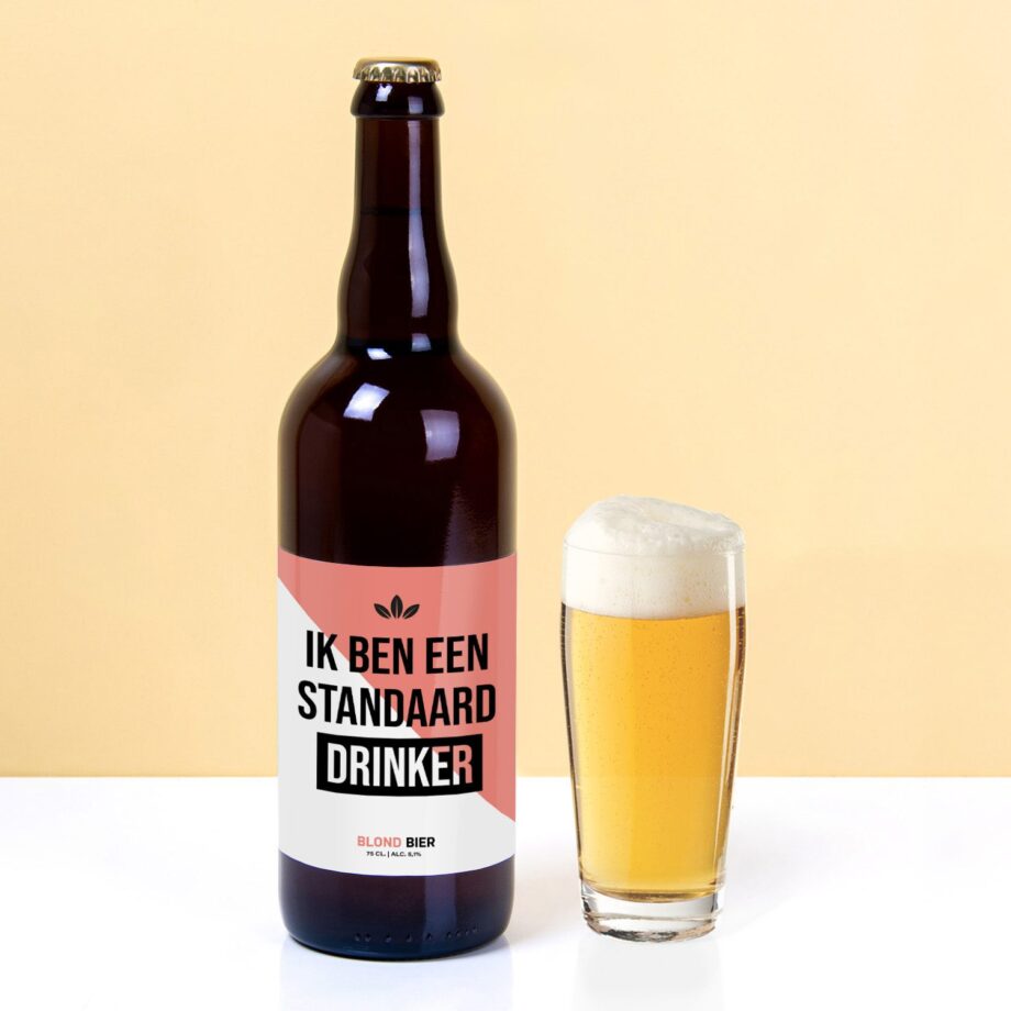 Bierfles Standaard drinker (750 ml)