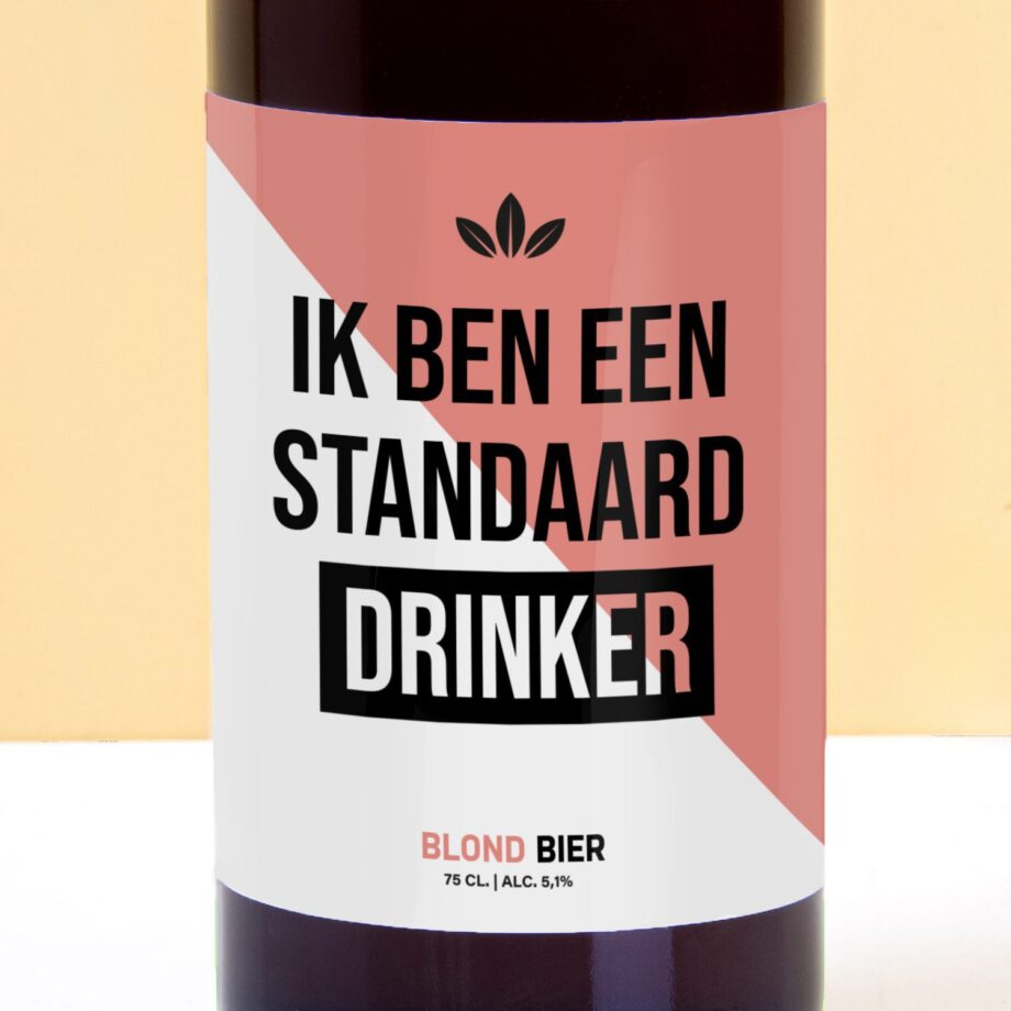 Bierfles Standaard drinker (750 ml)