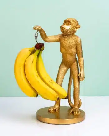 Aap banaanhouder - Goud