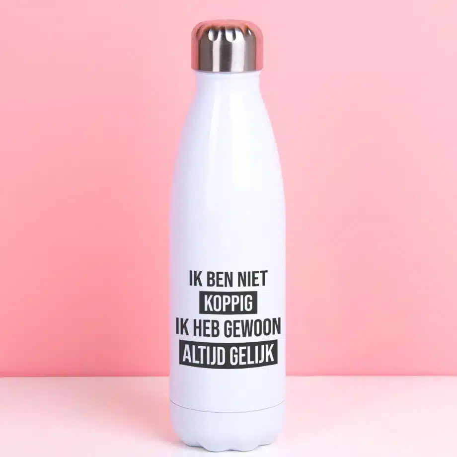Thermosfles Ik ben niet koppig