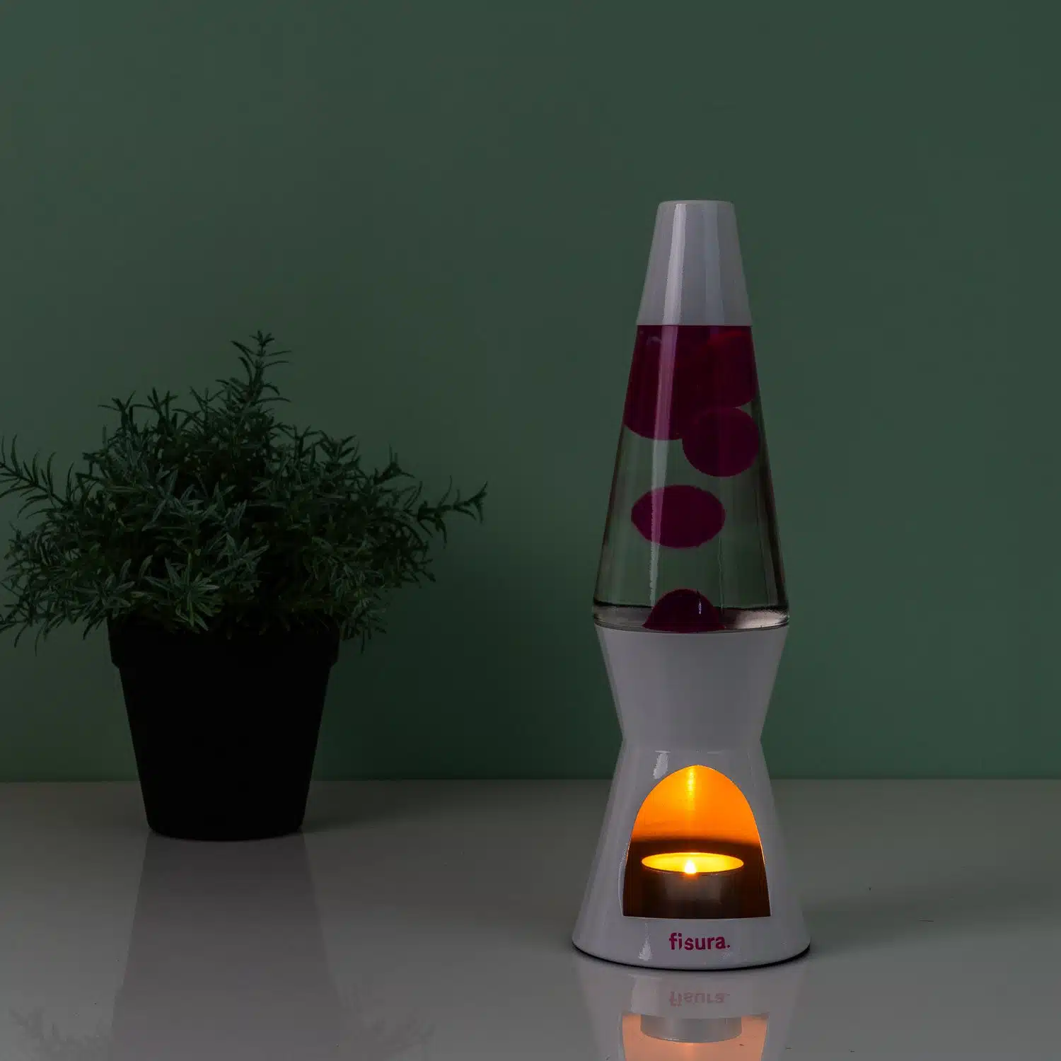 Waxinelicht lavalamp