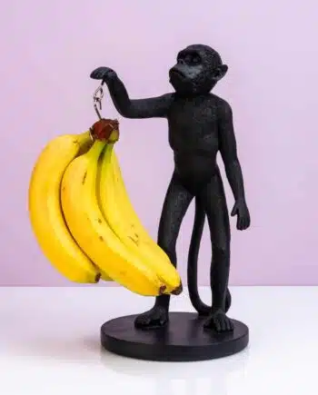 Aap banaanhouder - Zwart