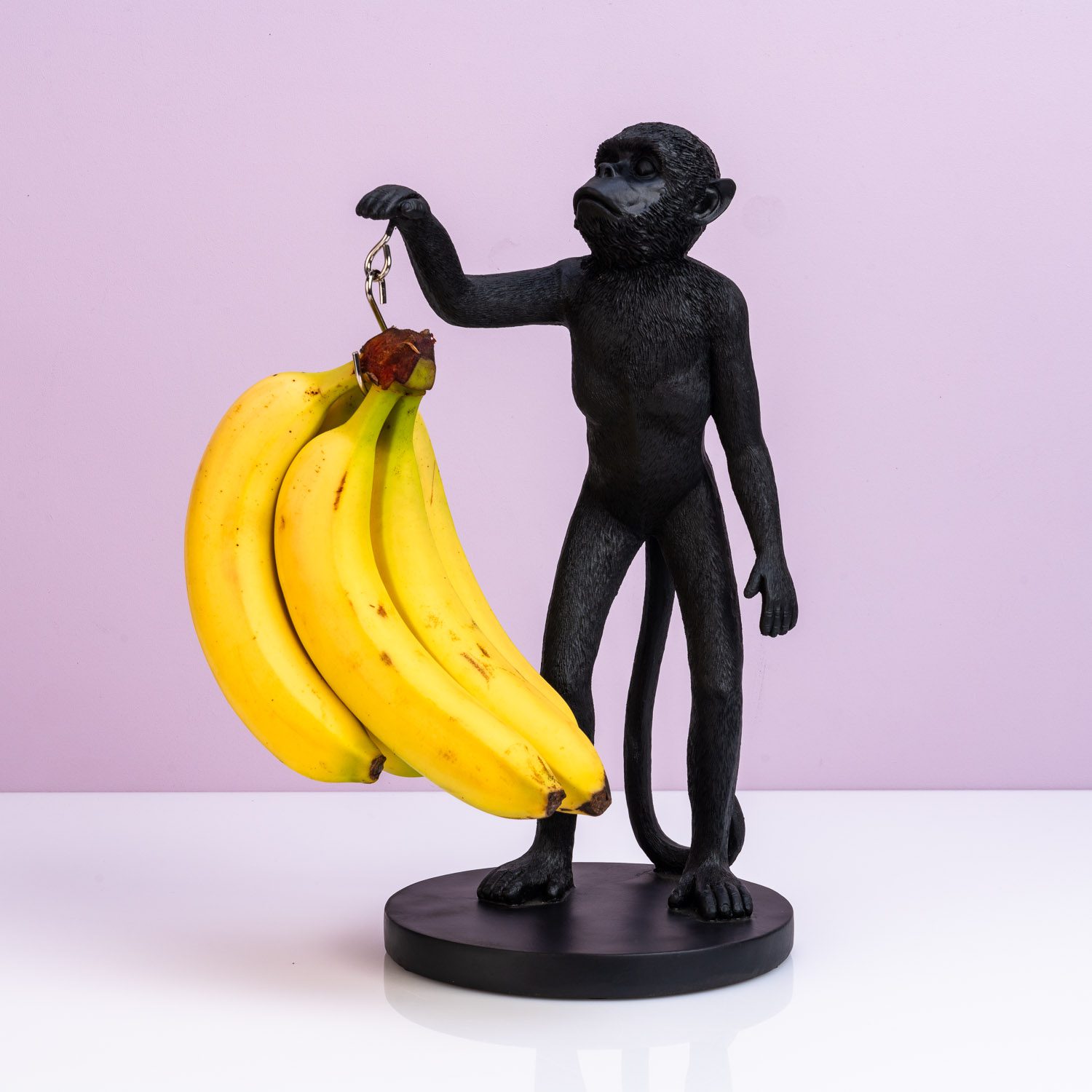 Winkee Bananenhouder aap / moderne fruitopslag / zwart