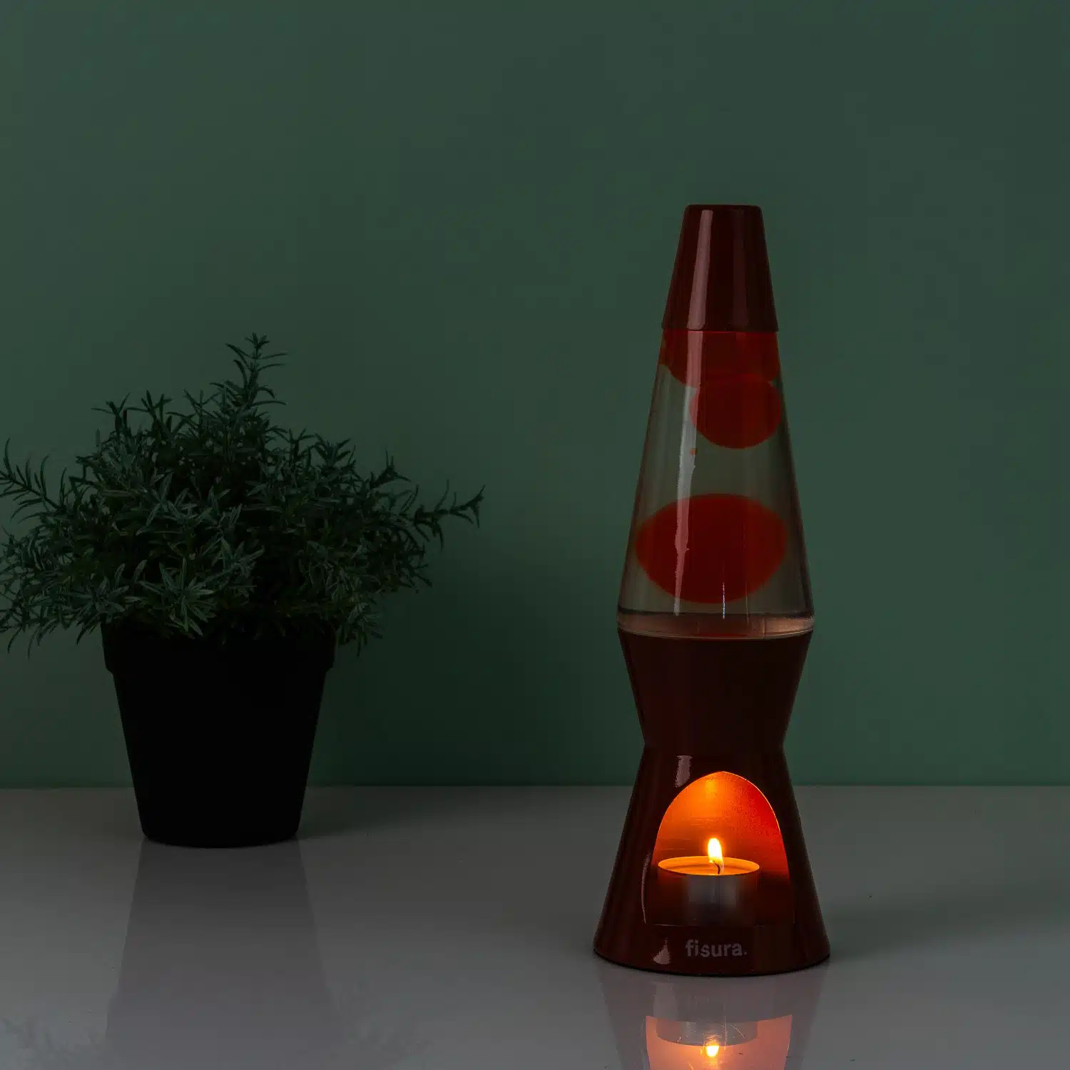 Waxinelicht lavalamp