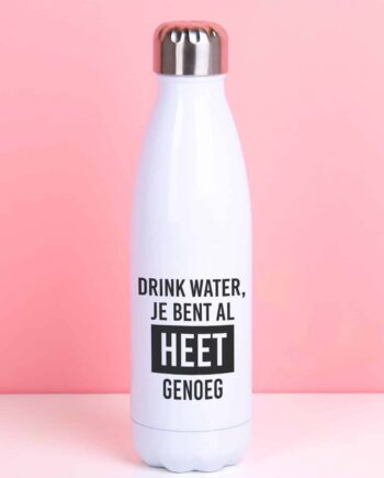 Thermosfles Heet genoeg