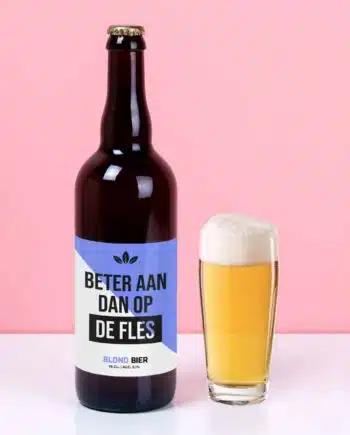 Bierfles Beter aan dan op de fles (750 ml)