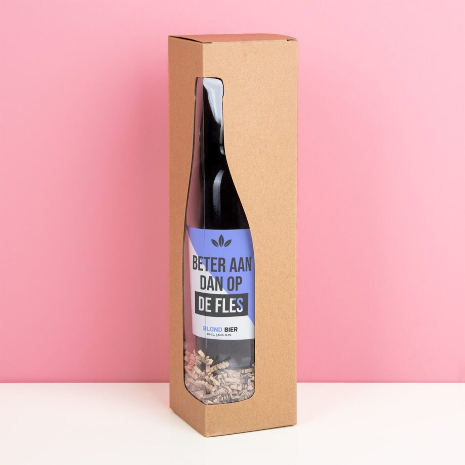 Bierfles Beter aan dan op de fles (750 ml)