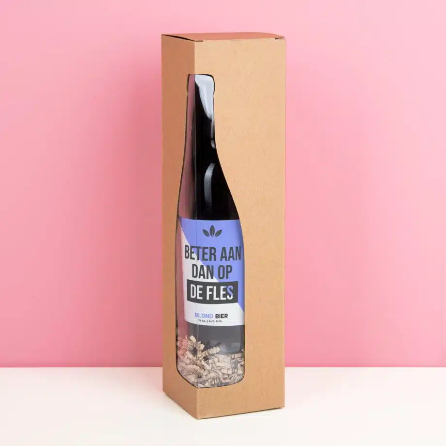Bierfles Beter aan dan op de fles (750 ml)