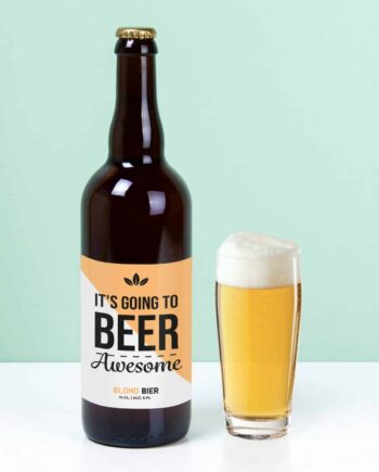 Bierfles It's Going To Beer Awesome (750 ml)