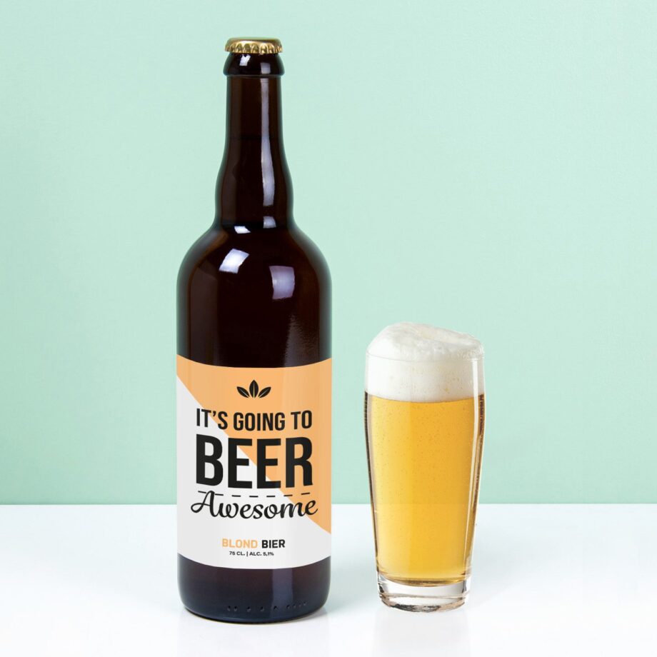 Bierfles It's Going To Beer Awesome (750 ml)