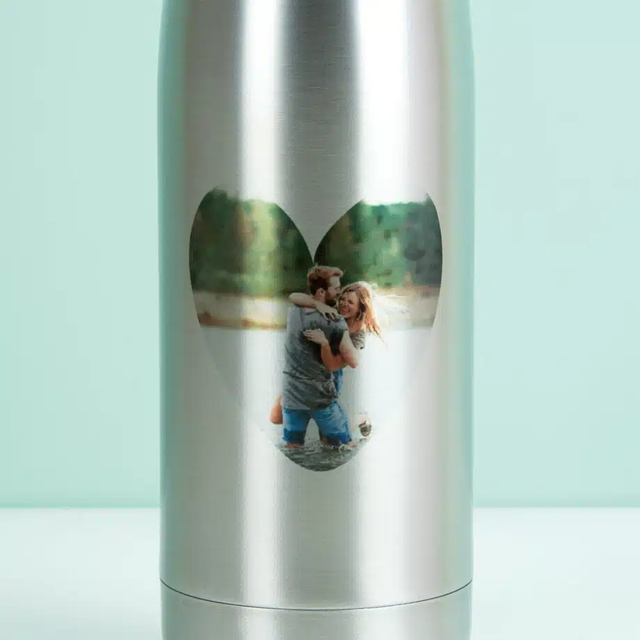 Gepersonaliseerde thermosfles met foto