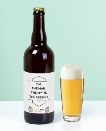 Gepersonaliseerde bierfles The Man (750 ml)