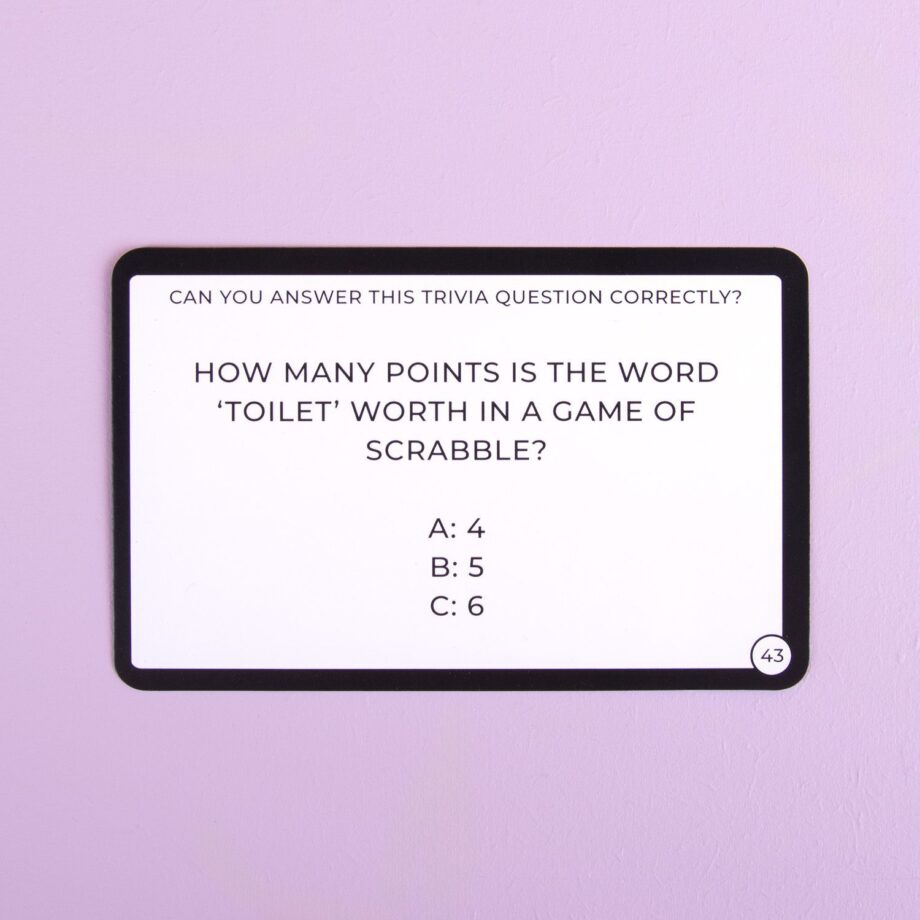 Brain Training While You Poo kaarten
