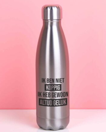 Thermosfles Ik ben niet koppig