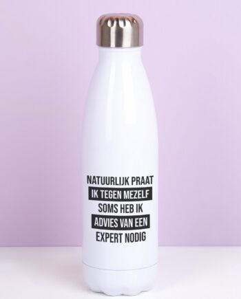 Thermosfles Natuurlijk praat ik tegen mezelf