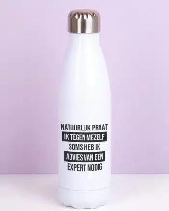 Thermosfles Natuurlijk praat ik tegen mezelf