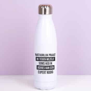 Thermosfles Natuurlijk praat ik tegen mezelf