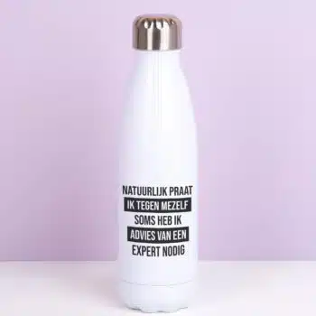 Thermosfles Natuurlijk praat ik tegen mezelf