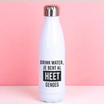 Thermosfles Heet genoeg
