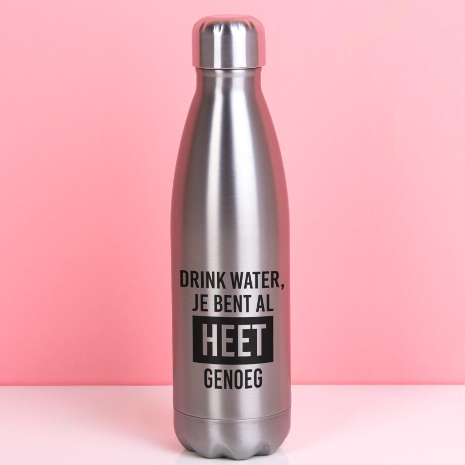 Thermosfles Heet genoeg