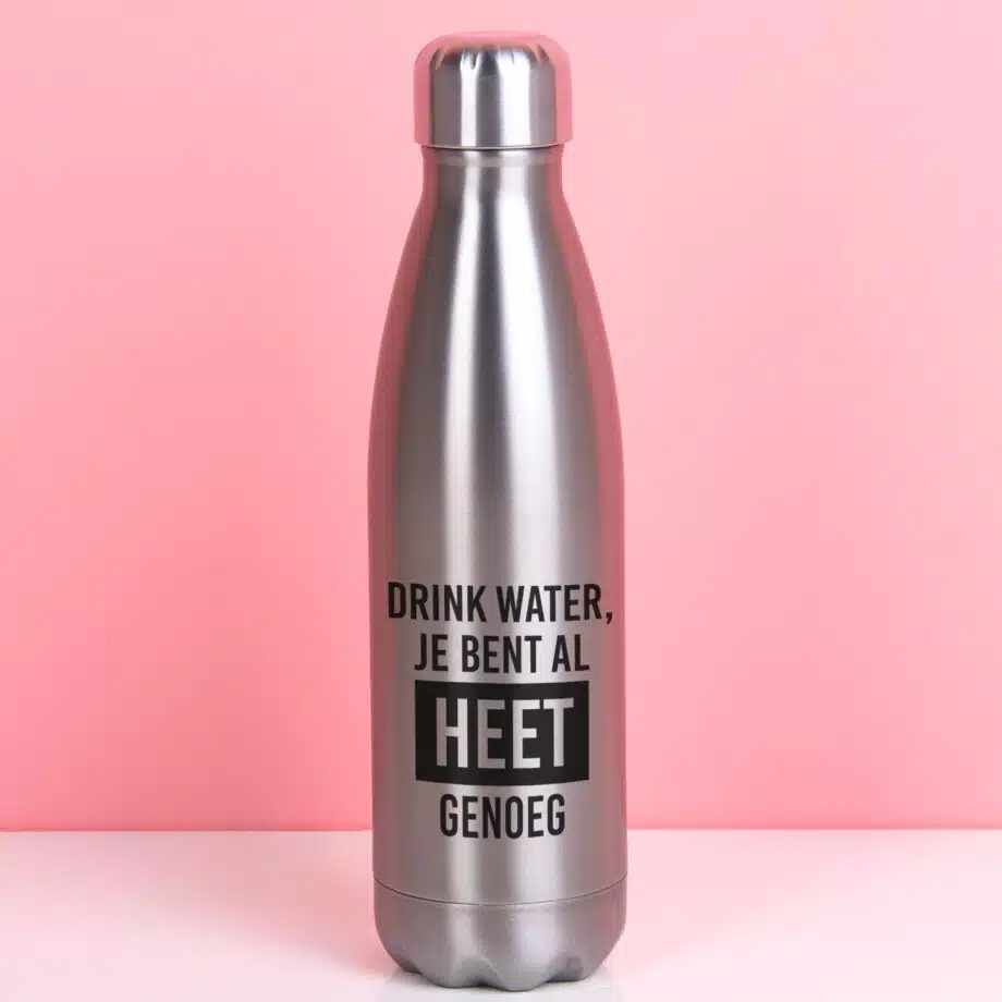 Thermosfles Heet genoeg