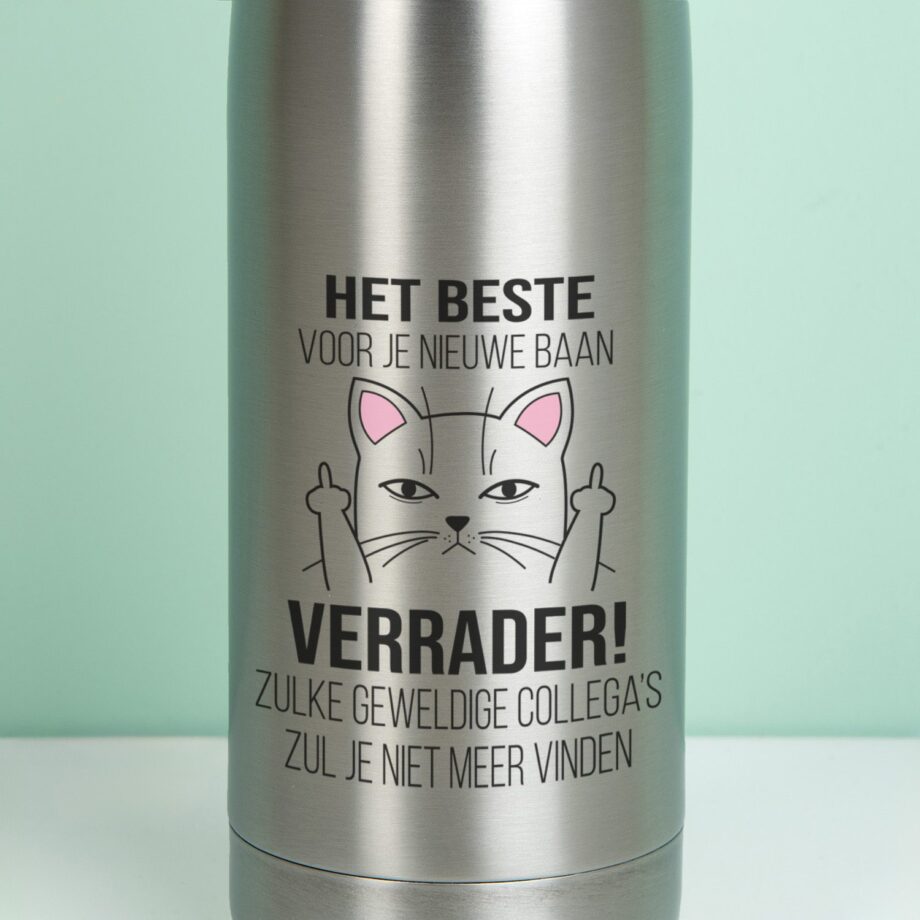 Thermosfles Het beste voor je nieuwe baan