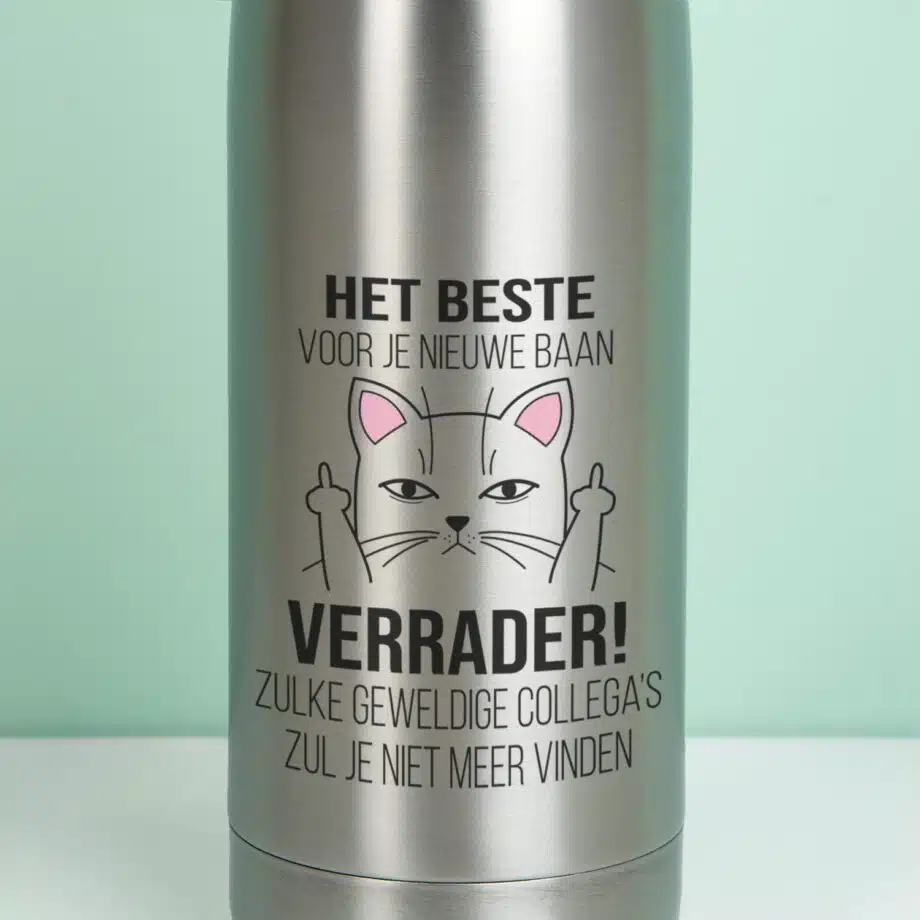 Thermosfles Het beste voor je nieuwe baan