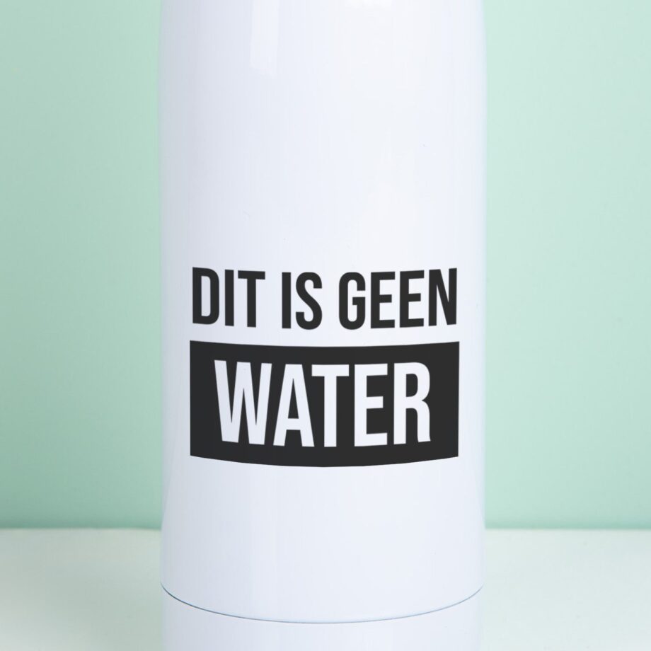 Thermosfles Dit is geen water