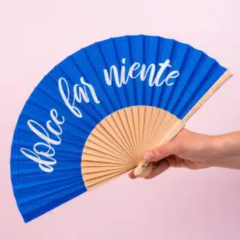 Houten waaier - Dolce Far Niente