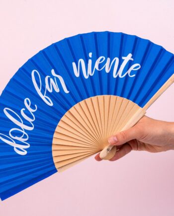 Houten waaier - Dolce Far Niente