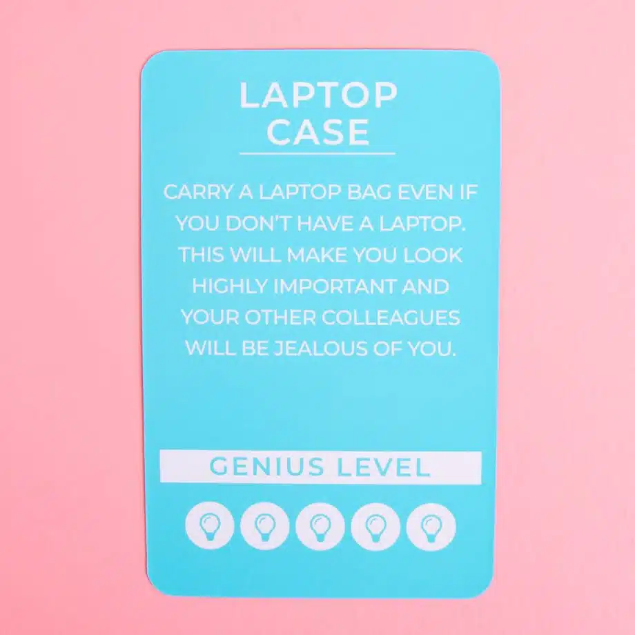 How To Appear Smart At Work kaarten