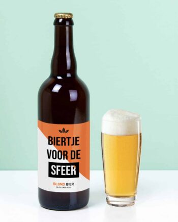 Bierfles Biertje voor de sfeer (750 ml)