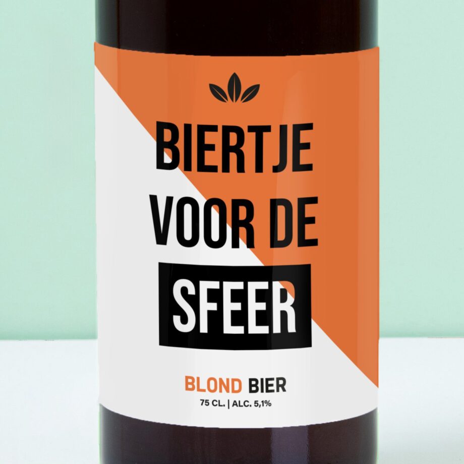 Bierfles Biertje voor de sfeer (750 ml)