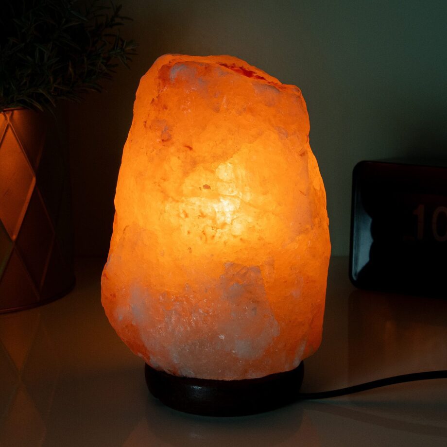 Himalaya zoutlamp met dimmer