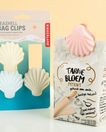 Schelp bag clips (set van 4)