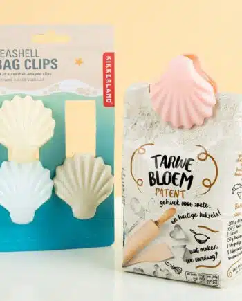 Schelp bag clips (set van 4)