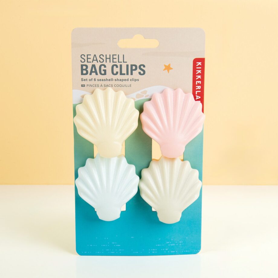 Schelp bag clips (set van 4)