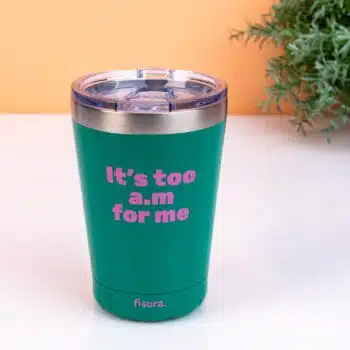 Koffiemok thermosbeker - It's Too A.M. For Me